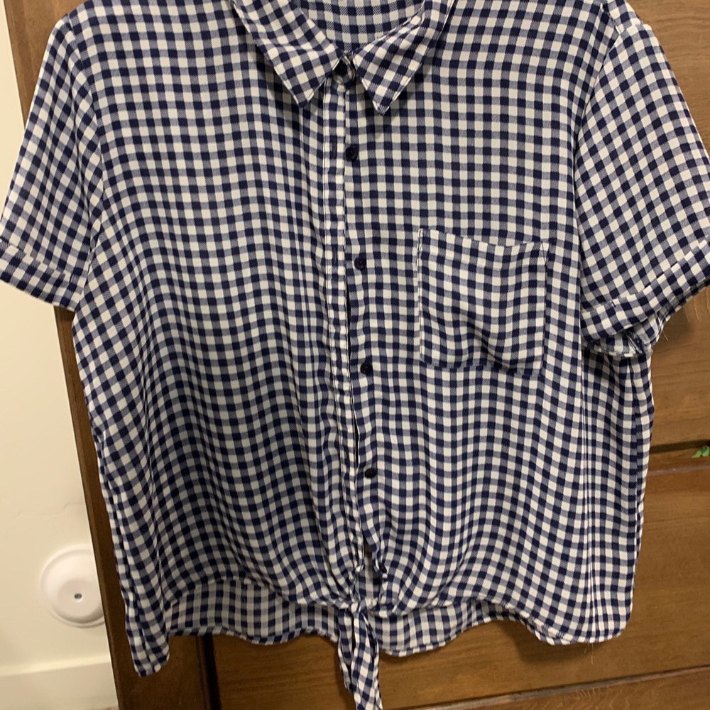 Checkered blouse
